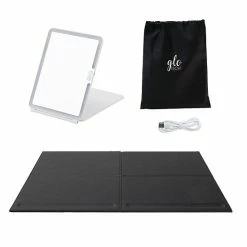 Best deal 😍 GloTech Travel LED Mirror & Beauty Mat Set 👍