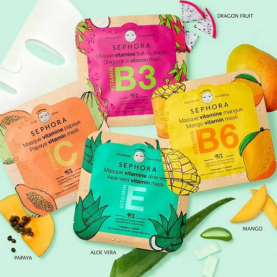 Cheapest 🔔 SEPHORA COLLECTION Vitamin Face Masks Papaya ✔️ 5 Cheapest 🔔 SEPHORA COLLECTION Vitamin Face Masks Papaya ✔️ - Image 3