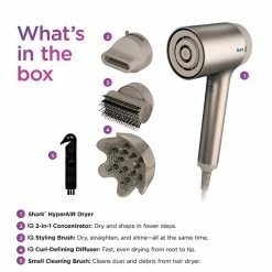 Wholesale 👍 Shark HyperAIR With IQ 2-in-1 Concentrator, Styling Brush, & Curl-Defining Diffuser (HD120BRN) 😍 -Beauty Shop unnamed file 29