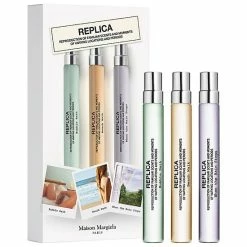 Best deal 🎁 Maison Margiela REPLICA' Travel Spray Set- Beach Walk, When The Rain Stops, Bubblebath Travel Spray Trio 🎉